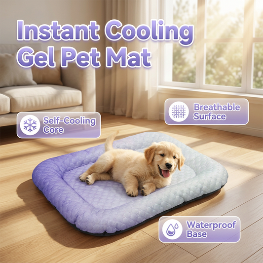 ❄️ 50% OFF – Tapete de gel refrescante para pets | 2026 – sem gelo, sem eletricidade, só frescura