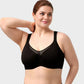 Soutien Elegante Plus Size com Cobertura Total e Transparência para Mulher