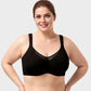 Soutien Elegante Plus Size com Cobertura Total e Transparência para Mulher