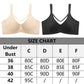Soutien Elegante Plus Size com Cobertura Total e Transparência para Mulher
