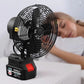 Ventilador sem fios recarregável, portátil e para acampamento ao ar livre