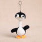 Pingente em forma de saco com animal de pelúcia de pescoço comprido