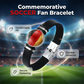 Pulseira comemorativa para adeptos de futebol