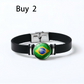 Pulseira comemorativa para adeptos de futebol