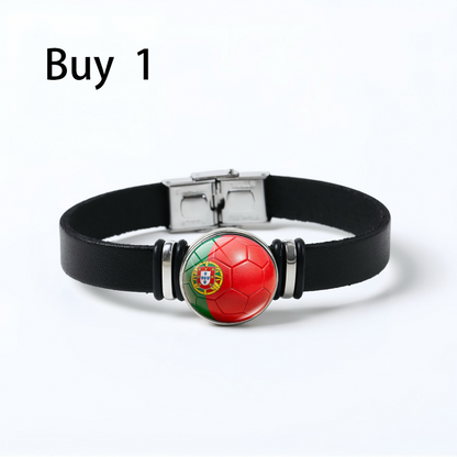 Pulseira comemorativa para adeptos de futebol