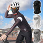 Máscara de ciclismo com proteção UV e aberturas para óculos