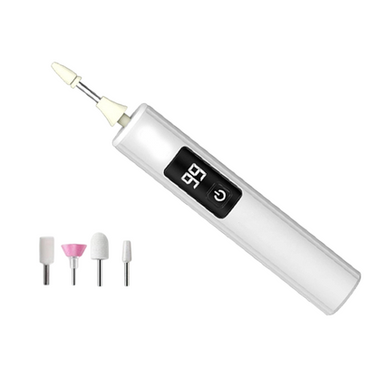 💎 50% OFF – Máquina elétrica para unhas 99 velocidades | 4 acessórios, acabamento profissional em casa 💅