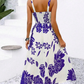 🥳LIQUIDAÇÃO 2026🥳💞Mais de 50 000 VENDIDOS!🌼Vestido floral com alças finas – Costas franzidas, corte em A e leve