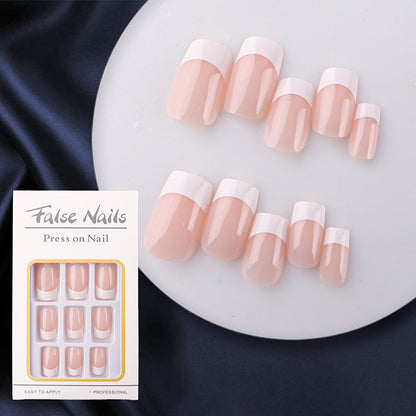 💅 50 % DE DESCONTO POR TEMPO LIMITADO! ✨ Conjunto de unhas postiças autocolantes Color Pop com 288 unidades – 12 tamanhos, fácil de aplicar, efeito «French» com acabamento de salão sem necessidade de verniz