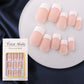 💅 50 % DE DESCONTO POR TEMPO LIMITADO! ✨ Conjunto de unhas postiças autocolantes Color Pop com 288 unidades – 12 tamanhos, fácil de aplicar, efeito «French» com acabamento de salão sem necessidade de verniz