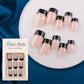 💅 50 % DE DESCONTO POR TEMPO LIMITADO! ✨ Conjunto de unhas postiças autocolantes Color Pop com 288 unidades – 12 tamanhos, fácil de aplicar, efeito «French» com acabamento de salão sem necessidade de verniz