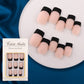 💅 50 % DE DESCONTO POR TEMPO LIMITADO! ✨ Conjunto de unhas postiças autocolantes Color Pop com 288 unidades – 12 tamanhos, fácil de aplicar, efeito «French» com acabamento de salão sem necessidade de verniz