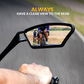 🛡️🚲 PROMOÇÃO RELÂMPAGO -50%! Espelho retrovisor de grande angular para bicicleta – Vidro inquebrável, suporte antivibrações, rotação de 360°, compatível com guiadores de 16-31,8 mm, ideal para bicicleta e moto