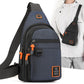 🎒50% DE DESCONTO! Mochila impermeável com vários bolsos e saída para auscultadores