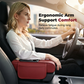 🚗 50% OFF – Almofada de apoio para o braço 5 em 1 | Organize o painel do carro com suporte para copos, compartimento para telemóvel e porta-lenços 💺
