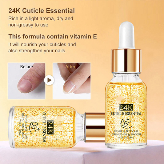 Óleo essencial para cutículas das unhas com conta-gotas