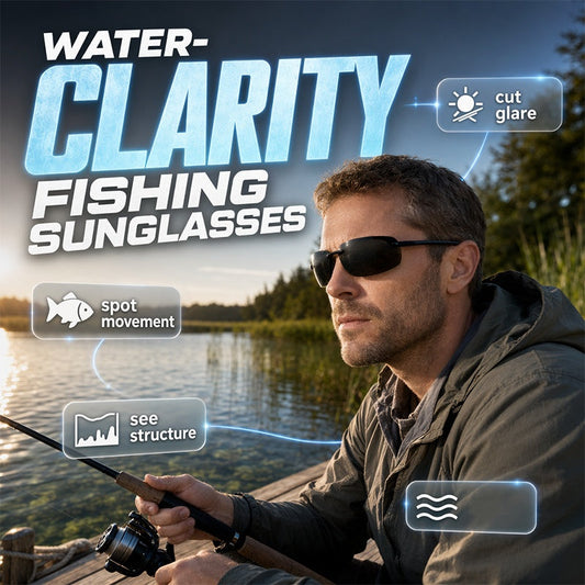 Óculos de sol polarizados ultraleves para pesca