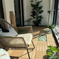 💧🏡Ladrilhos impermeáveis de encaixe para varandas e terraços – plástico PP, antiderrapantes