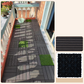 💧🏡Ladrilhos impermeáveis de encaixe para varandas e terraços – plástico PP, antiderrapantes