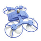 Ventilador com luz e modelo de drone E27 de 3 velocidades com comando à distância
