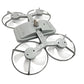 Ventilador com luz e modelo de drone E27 de 3 velocidades com comando à distância