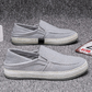 Sapatos casuais de linho para homem – Mocassins slip-on leves de verão