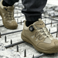 ⏰🎁Sapatos de segurança para homem com biqueira de aço e sistema de atacadores giratório