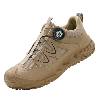 ⏰🎁Sapatos de segurança para homem com biqueira de aço e sistema de atacadores giratório