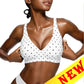 💜💜Sutiãs sem aro confortáveis da Jelly Wireless para mulher: bralettes push-up, sutiãs sem costuras para usar com t-shirts e sutiãs com decote em V profundo para o dia a dia