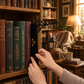 Suportes para livros em forma de candeeiro de rua retro em miniatura