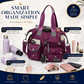 Saco de compras impermeável de grande capacidade para mulher