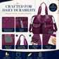 Saco de compras impermeável de grande capacidade para mulher