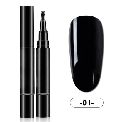 Caneta de verniz de gel de uma só passagem, em tons sólidos e «Cat Eye»