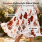 Vestido maxi com alças finas estampado para mulher