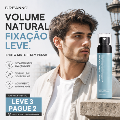 ✨ 50% DE DESCONTO – Spray Fixador Matte Unissex | Secagem rápida, textura, volume & acabamento seco